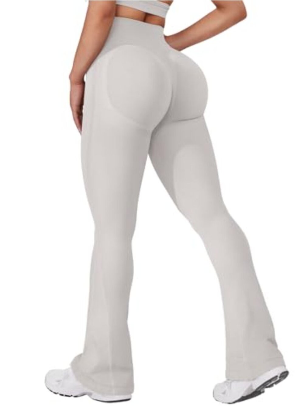30" Seamless Scrunch Bootcut Yoga Leggings High Waist Flare Pants